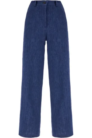 ANTONELLI Leinenhose mit geradem Bein