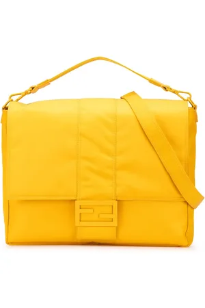 Fendi 2010-2024 große Econyl Baguette Satchel-Tasche aus Nylon