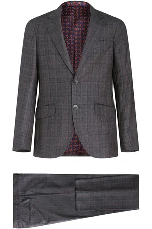 Etro Anzug mit Prince-of-Wales-Karomuster