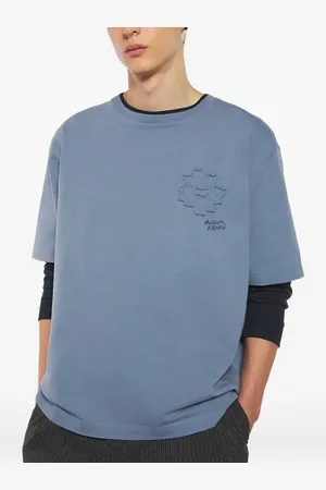 Maison Kitsuné T-Shirt mit Crafted Daisy-Applikation