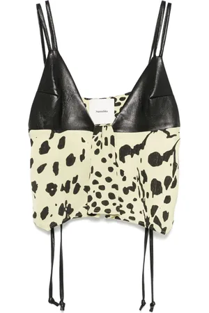 Nanushka Oberteil mit Animal-Print
