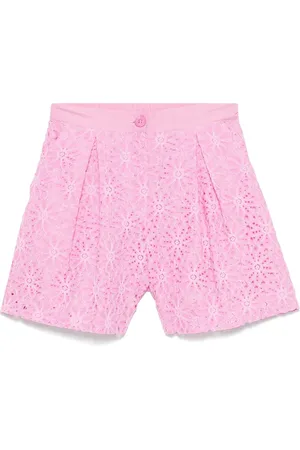 MISS GRANT Floral-lace shorts