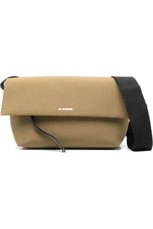 Jil Sander Kuriertasche mit Logo-Print