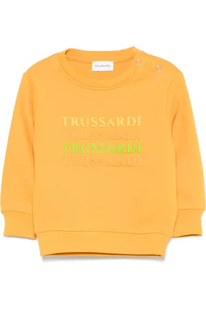 Trussardi Sweatshirt mit gummiertem Logo