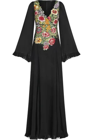 Etro Kleid mit Blumenstickerei