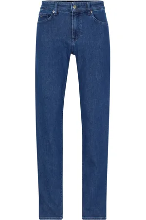 HUGO BOSS Halbhohe Straight-Leg-Jeans