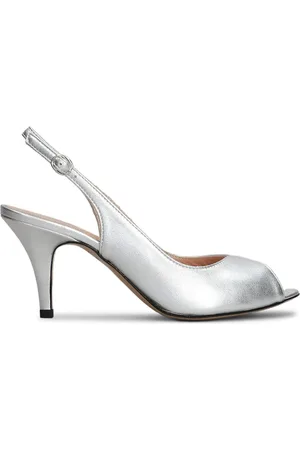 MARC ELLIS Slingback-Pumps mit Metallic-Effekt