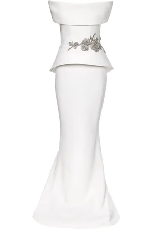 Ana Radu Abendkleid mit Schößchen