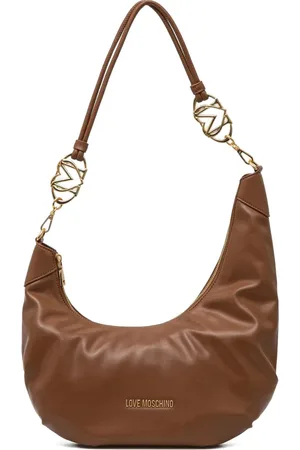 Moschino Schultertasche mit Logo-Schnalle