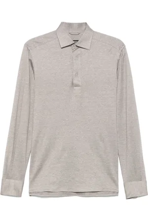 Ermenegildo Zegna Meliertes Poloshirt