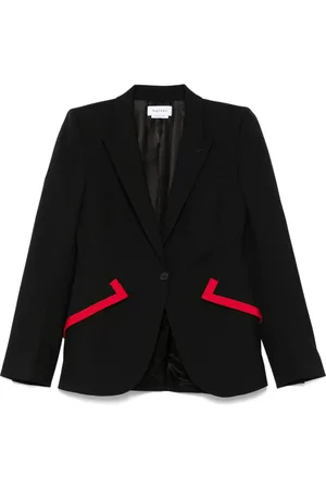 Alexander McQueen Sakko mit steigendem Revers