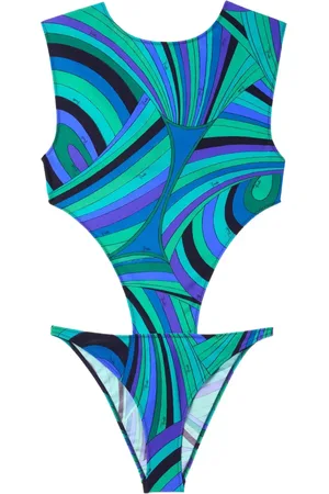 Puccini Badeanzug mit Cut-Out-Muster