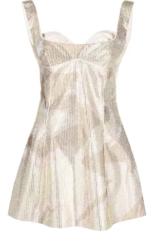 GCDS Minikleid mit Kristallen