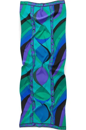 Puccini Seidenschal mit abstraktem Print