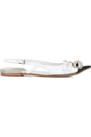 DOVE NUOTANO GLI SQUALI Verzierte Slingback-Ballerinas
