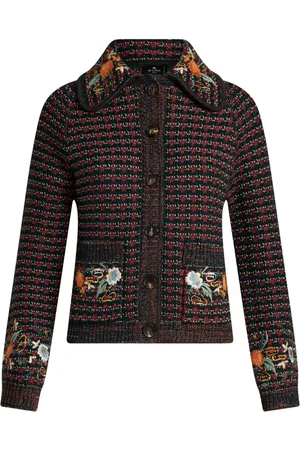 Etro Jacke mit Blumenstickerei