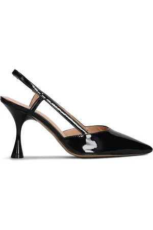MARC ELLIS Slingback-Pumps aus Lackleder