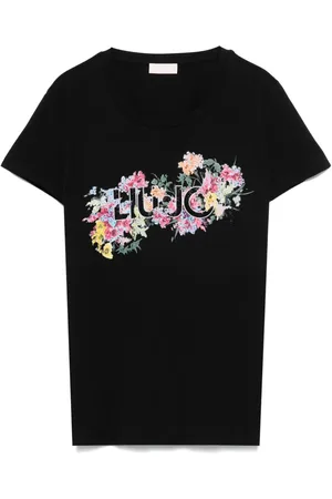 Liu Jo T-Shirt mit Kristallen