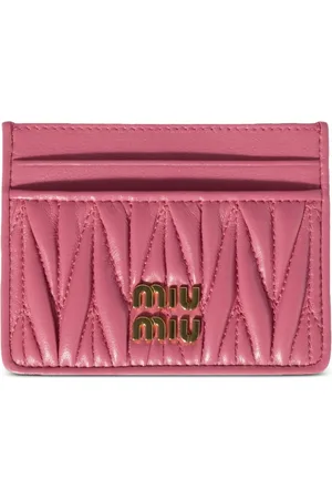 Miu Miu Kartenetui aus Matelassé-Leder