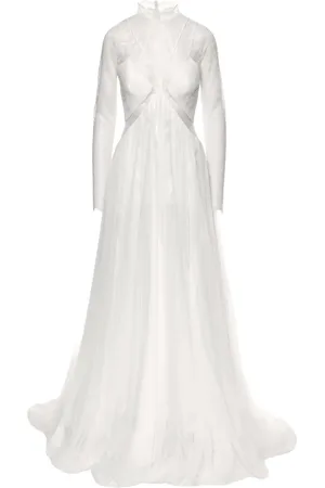 Ana Radu Maxikleid mit transparenten Einsätzen