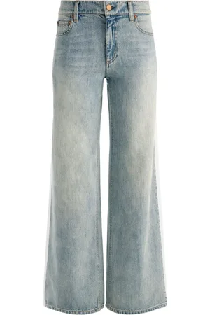 ALICE+OLIVIA The Road Trip Jeans mit Seitenstreifen