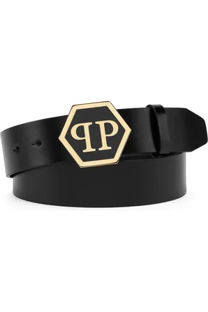 Philipp Plein Gürtel mit Hexagon-Logo
