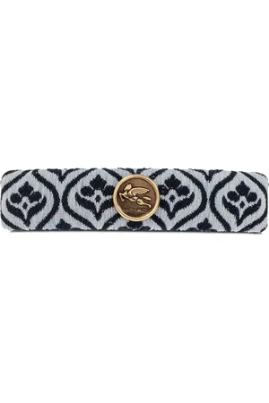 Etro Haarspange aus floralem Jacquard
