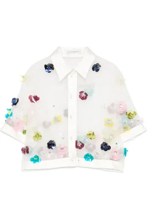 Viktor & Rolf Cropped-Sweatshirt mit Pailletten