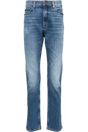 HUGO BOSS Halbhohe Slim-Fit-Jeans