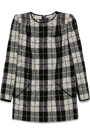 VALENTINO GARAVANI 1980s kariertes Minikleid