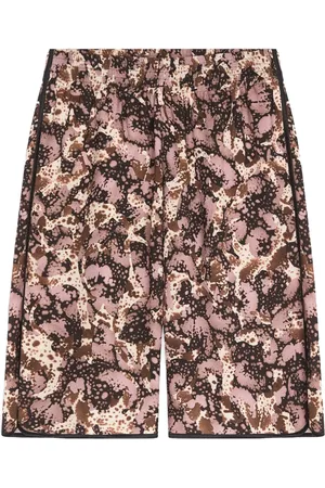 DRIES VAN NOTEN Shorts mit abstraktem Print