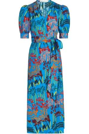 Marie Oliver Rita Wickelkleid mit Blumen-Print