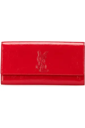 Saint Laurent 20th Century Belle Du Jour Clutch aus Lackleder