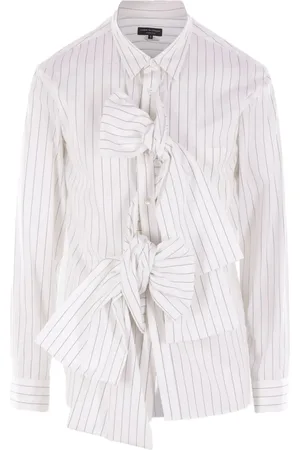 Comme des Garçons Gestreiftes Hemd aus Popeline