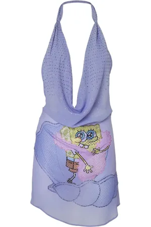 GCDS Minikleid mit Spongebob-Print