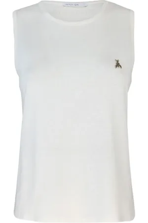 Patrizia Pepe Tanktop mit Logo-Schild