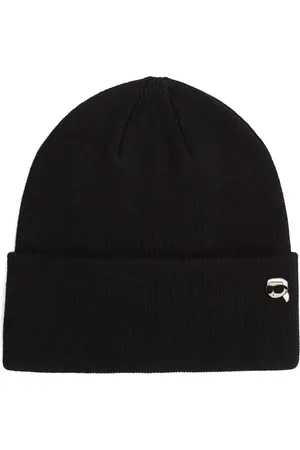 Karl Lagerfeld Ikon Beanie mit Anstecknadeln