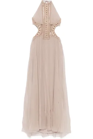 Alberta Ferretti Besticktes Tüllkleid
