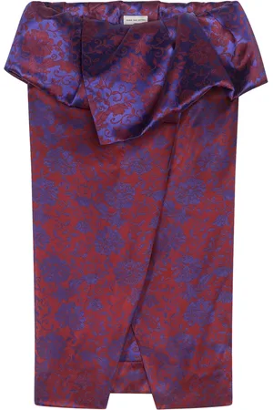 DRIES VAN NOTEN Wickelrock mit Schößchen