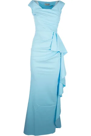 CHIARA BONI Drapiertes Maxikleid