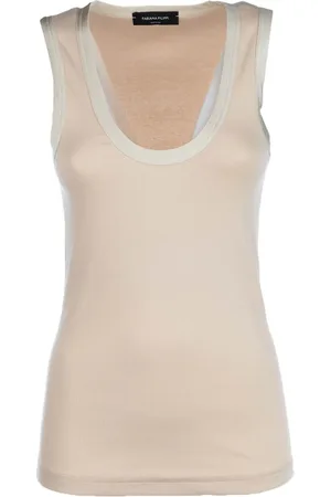 Fabiana Filippi Trägershirt mit U-Ausschnitt