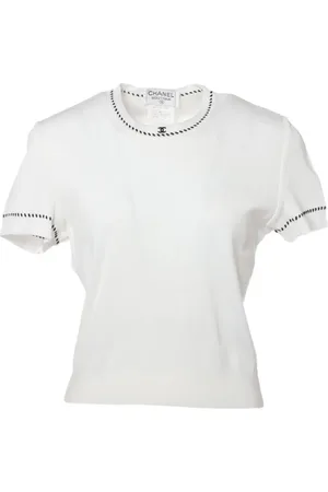 CHANEL 1996 T-Shirt mit CC-Stickerei