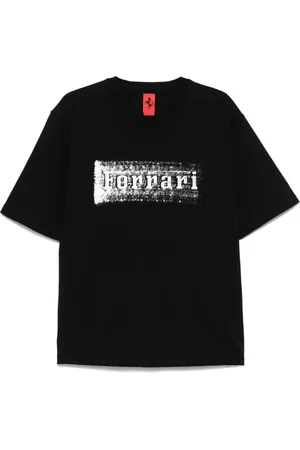 FERRARI T-Shirt mit Logo-Print