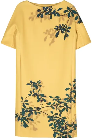 DRIES VAN NOTEN 2000s Kleid mit floralem Print