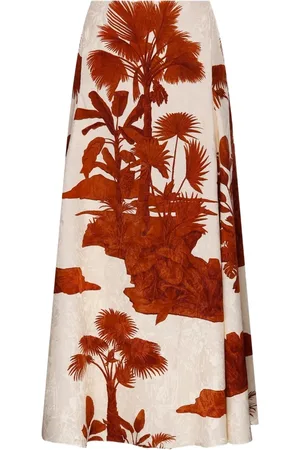 JOHANNA ORTIZ Rock mit grafischem Print