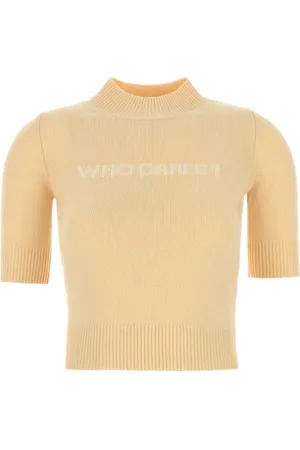 Sportmax Kurzärmeliges Strickoberteil