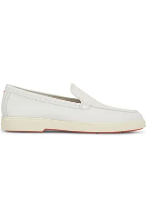 santoni Loafer aus Leder
