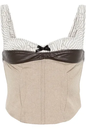Elena Velez Top mit Corsage