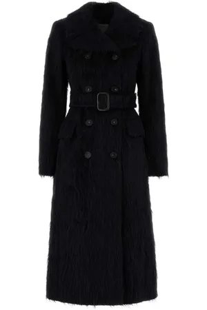 Sportmax Modico Mantel mit Faux Fur