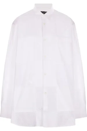 Comme des Garçons Hemd mit Mesh-Einsätzen